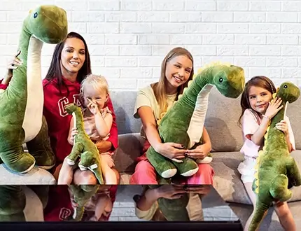 Large dinosaur plush toys