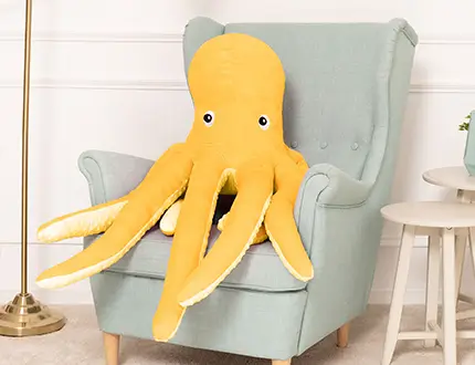 Large squid plushies