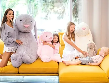 Large bunny plush toys