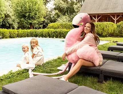 Large flamingo plush toys